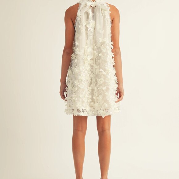 Arose Studio Jacey Mini Floral Embellishment Dress NWT - Picture 3 of 4